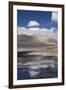 Chile, Atacama Desert, Salar De Aguas Calientes, Salt Pan and Lagoon-Walter Bibikow-Framed Photographic Print