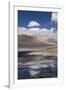 Chile, Atacama Desert, Salar De Aguas Calientes, Salt Pan and Lagoon-Walter Bibikow-Framed Photographic Print