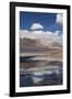 Chile, Atacama Desert, Salar De Aguas Calientes, Salt Pan and Lagoon-Walter Bibikow-Framed Photographic Print