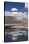 Chile, Atacama Desert, Salar De Aguas Calientes, Salt Pan and Lagoon-Walter Bibikow-Stretched Canvas