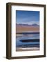 Chile, Atacama Desert, Salar De Aguas Calientes, Salt Pan and Lagoon-Walter Bibikow-Framed Photographic Print