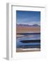 Chile, Atacama Desert, Salar De Aguas Calientes, Salt Pan and Lagoon-Walter Bibikow-Framed Photographic Print