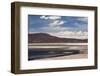 Chile, Atacama Desert, Salar De Aguas Calientes, Salt Pan and Lagoon-Walter Bibikow-Framed Photographic Print