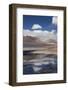 Chile, Atacama Desert, Salar De Aguas Calientes, Salt Pan and Lagoon-Walter Bibikow-Framed Photographic Print