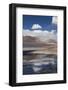 Chile, Atacama Desert, Salar De Aguas Calientes, Salt Pan and Lagoon-Walter Bibikow-Framed Photographic Print