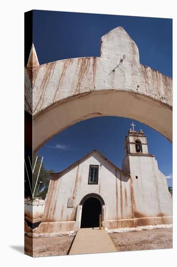 Chile, Atacama Desert, San Pedro De Atacama, Iglesia San Pedro Church-Walter Bibikow-Stretched Canvas