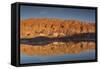 Chile, Atacama Desert, San Pedro De Atacama, Red Rock Reflection-Walter Bibikow-Framed Stretched Canvas