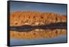 Chile, Atacama Desert, San Pedro De Atacama, Red Rock Reflection-Walter Bibikow-Framed Stretched Canvas