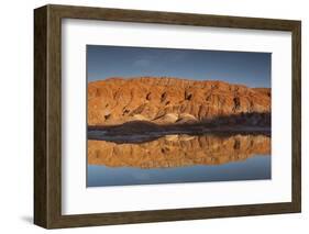 Chile, Atacama Desert, San Pedro De Atacama, Red Rock Reflection-Walter Bibikow-Framed Photographic Print