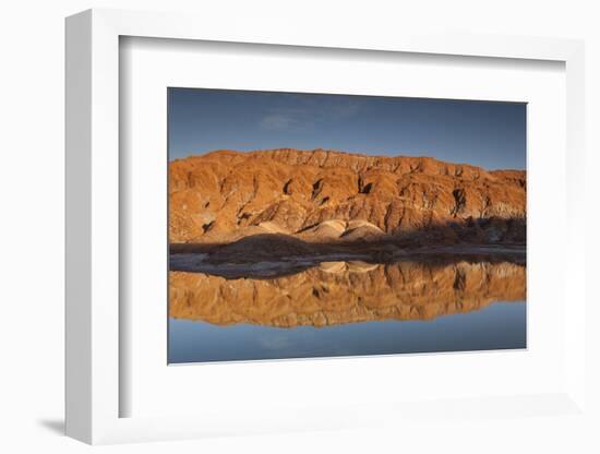 Chile, Atacama Desert, San Pedro De Atacama, Red Rock Reflection-Walter Bibikow-Framed Photographic Print