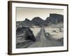 Chile, Atacama Desert, San Pedro De Atacama, Valle De la Luna, Valley Road-Walter Bibikow-Framed Photographic Print