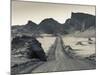 Chile, Atacama Desert, San Pedro De Atacama, Valle De la Luna, Valley Road-Walter Bibikow-Mounted Photographic Print