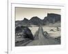 Chile, Atacama Desert, San Pedro De Atacama, Valle De la Luna, Valley Road-Walter Bibikow-Framed Photographic Print