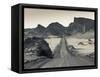 Chile, Atacama Desert, San Pedro De Atacama, Valle De la Luna, Valley Road-Walter Bibikow-Framed Stretched Canvas