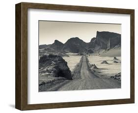 Chile, Atacama Desert, San Pedro De Atacama, Valle De la Luna, Valley Road-Walter Bibikow-Framed Photographic Print