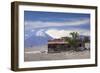 Chile, Atacama Desert, Socaire, View Towards Volcan Chacabuco Volcano-Walter Bibikow-Framed Photographic Print