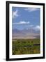 Chile, Atacama Desert, Sociare, Mountains and Fields-Walter Bibikow-Framed Photographic Print