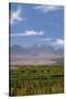 Chile, Atacama Desert, Sociare, Mountains and Fields-Walter Bibikow-Stretched Canvas