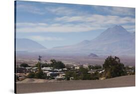 Chile, Atacama Desert, Toconao, Village View-Walter Bibikow-Stretched Canvas