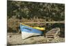 Chile, Aysen, Bertrand, baker River. Fishing boat on the shore of Lago Bertrand.-Fredrik Norrsell-Mounted Premium Photographic Print