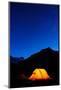 Chile, Aysen. Campsite under the southern night sky.-Fredrik Norrsell-Mounted Photographic Print