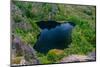 Chile, Aysen. Landscape view of a lake among the  rocky terrain in Nef River Valley.-Fredrik Norrsell-Mounted Photographic Print