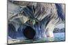 Chile, Aysen, Puerto Rio Tranquilo, Marble Chapel Natural Sanctuary. Limestone formations.-Fredrik Norrsell-Mounted Photographic Print