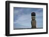 Chile, Easter Island, Hanga Roa. Ahu Tahai, Standing Moai Statue-Cindy Miller Hopkins-Framed Photographic Print