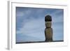 Chile, Easter Island, Hanga Roa. Ahu Tahai, Standing Moai Statue-Cindy Miller Hopkins-Framed Photographic Print