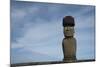 Chile, Easter Island, Hanga Roa. Ahu Tahai, Standing Moai Statue-Cindy Miller Hopkins-Mounted Photographic Print