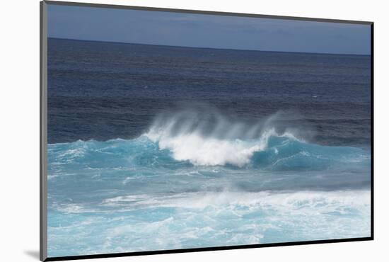 Chile, Easter Island. Pacific Ocean Views of Crashing Waves-Cindy Miller Hopkins-Mounted Photographic Print