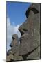 Chile, Easter Island. Rapa Nui, Historic Site of Rano Raraku. Moi Face-Cindy Miller Hopkins-Mounted Photographic Print