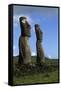 Chile, Easter Island, Rapa-Nui National Park, Ahu Akivi, Anthropomorphic 'Moai' Monoliths-null-Framed Stretched Canvas