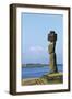 Chile, Easter Island, Rapa-Nui National Park, Ahu Tahai, Moai Ko Te Riku-null-Framed Giclee Print