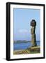 Chile, Easter Island, Rapa-Nui National Park, Ahu Tahai, Moai Ko Te Riku-null-Framed Giclee Print