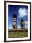 Chile, Easter Island, Rapa-Nui National Park, Ahu Tongariki, Moai Statues-null-Framed Giclee Print