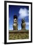 Chile, Easter Island, Rapa-Nui National Park, Ahu Tongariki, Moai Statues-null-Framed Giclee Print