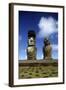 Chile, Easter Island, Rapa-Nui National Park, Ahu Tongariki, Moai Statues-null-Framed Giclee Print