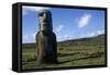 Chile, Easter Island, Rapa-Nui National Park, Ahu Tongariki, Moai Statues-null-Framed Stretched Canvas