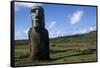 Chile, Easter Island, Rapa-Nui National Park, Ahu Tongariki, Moai Statues-null-Framed Stretched Canvas