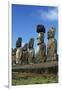 Chile, Easter Island, Rapa-Nui National Park, Ahu Tongariki, Moai Statues-null-Framed Giclee Print