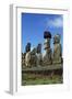 Chile, Easter Island, Rapa-Nui National Park, Ahu Tongariki, Moai Statues-null-Framed Giclee Print