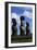 Chile, Easter Island, Rapa-Nui National Park, Ahu Tongariki, Moai Statues-null-Framed Giclee Print