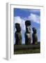 Chile, Easter Island, Rapa-Nui National Park, Ahu Tongariki, Moai Statues-null-Framed Giclee Print