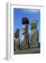 Chile, Easter Island, Rapa-Nui National Park, Ahu Tongariki, Moai Statues-null-Framed Giclee Print