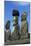 Chile, Easter Island, Rapa-Nui National Park, Ahu Tongariki, Moai Statues-null-Mounted Giclee Print