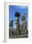 Chile, Easter Island, Rapa-Nui National Park, Ahu Tongariki, Moai Statues-null-Framed Giclee Print