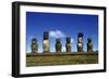 Chile, Easter Island, Rapa-Nui National Park, Ahu Tongariki, Moai Statues-null-Framed Giclee Print