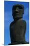 Chile, Easter Island, Rapa-Nui National Park, Anakena Bay, Ahu Nau Nau, Moai Statue-null-Mounted Giclee Print