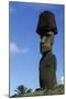 Chile, Easter Island, Rapa-Nui National Park, Anakena Beach, Ahu Nau Nau, Moai Statue-null-Mounted Giclee Print